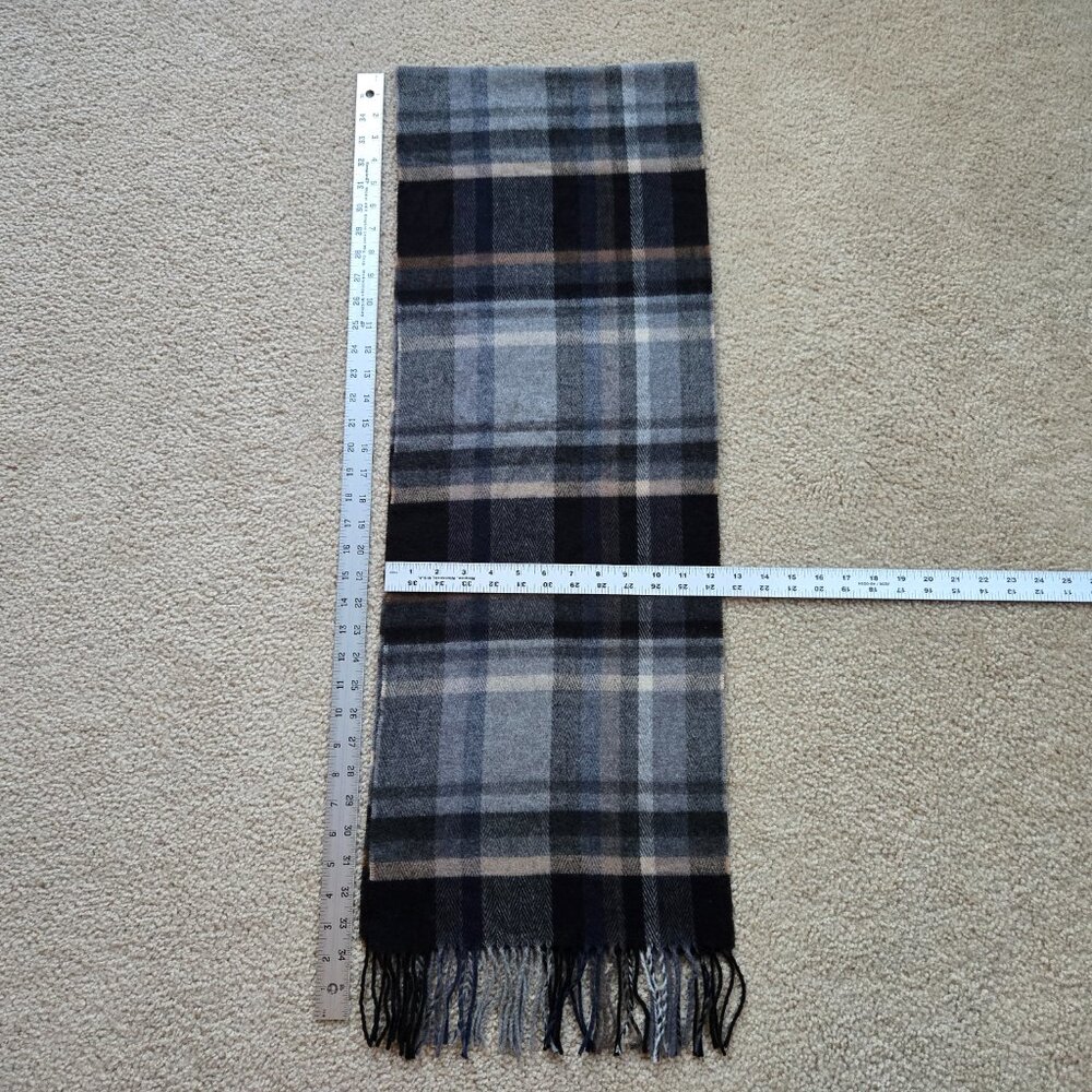 NWOT Cashmere Plaid Scarf - Picture 3 of 6